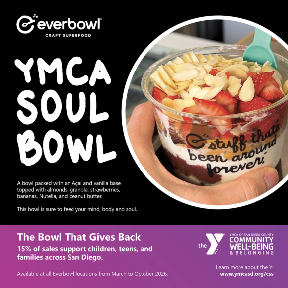 everbowl Debuts the YMCA Soul Bowl, a Superfood Collab Fueling San Diego’s Community everbowl Debuts the YMCA Soul Bowl, a Superfood Collab Fueling San Diego’s Community