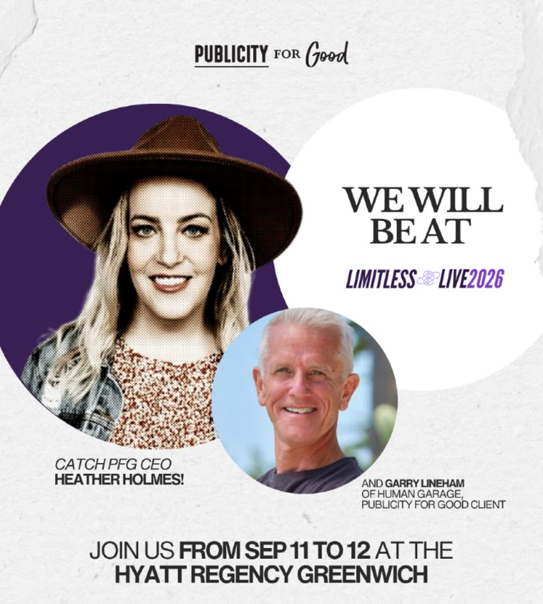 Publicity For Good Headed to Limitless Live 2026 to Support Client Speaker Garry Lineham