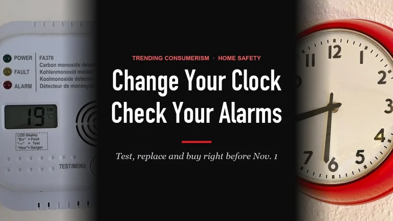 Clocks Fall Back Nov. 1: Your Smoke and CO Alarm Checklist