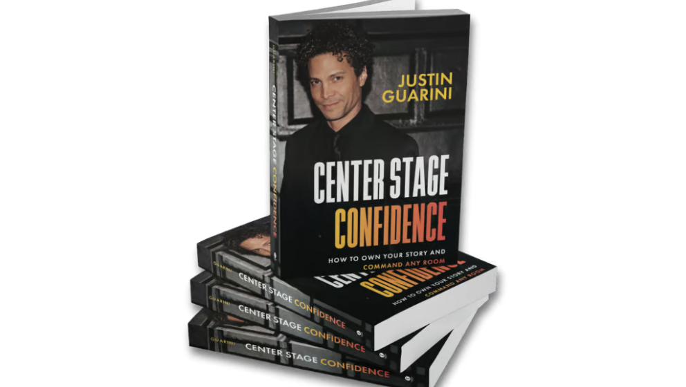 Keynote speaker and confidence coach Justin Guarini teaches professionals to command any room in new book ‘Center Stage Confidence’ Keynote speaker and confidence coach Justin Guarini teaches professionals to command any room in new book ‘Center Stage Confidence’